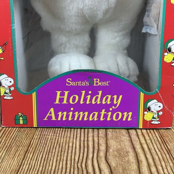 Snoopy Red Baron & Woodstock 1993 Santa’s Best Holiday Animation Christmas Decor - Picture 16 of 16